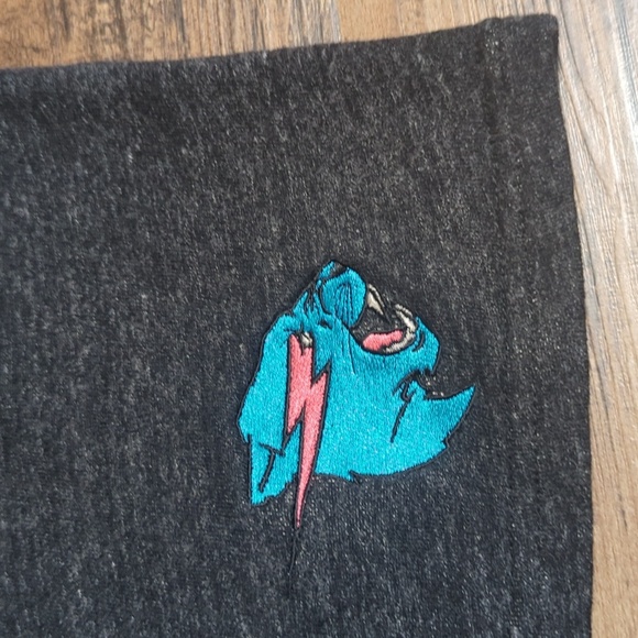 MrBeast Terry Cloth Jogger Sweat Shorts Size Large in Heathered Black - Picture 3 of 8